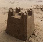 dry tamp cast stone sand castle