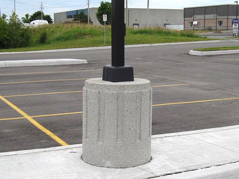 Concrete Light Pole Bases
